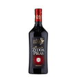 Zedda Piras Mirto Rosso, Italian non-agency vodka bottle with label, featuring red mirto berry flavor and traditional design.